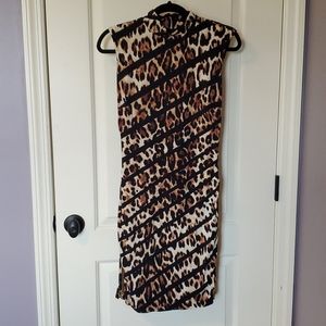 Cache Mock Neck Dress